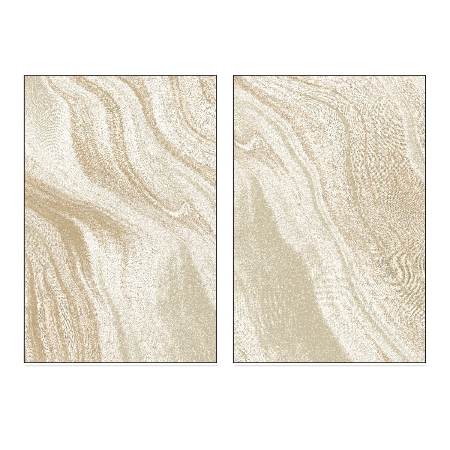 wall-art-print-canvas-poster-framed-Abstract Sands, Style A & B, Set Of 2 , By Caroline Cerrato-5