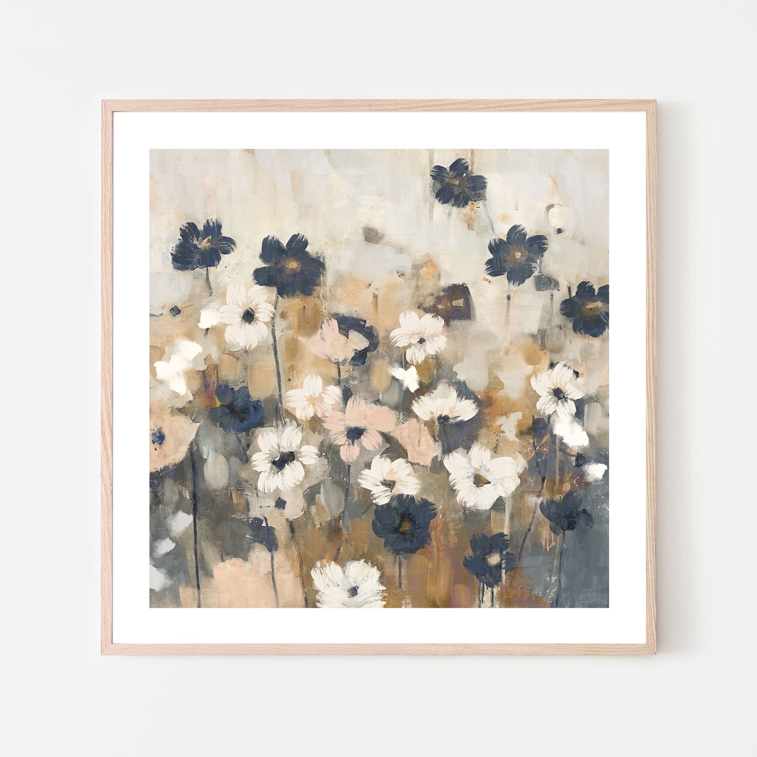 wall-art-print-canvas-poster-framed-Abstracted Florals, Style B , By Nina Blue-6