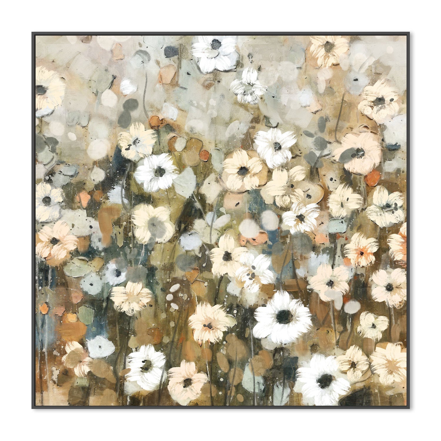 wall-art-print-canvas-poster-framed-Abstracted Florals, Style D , By Nina Blue-3