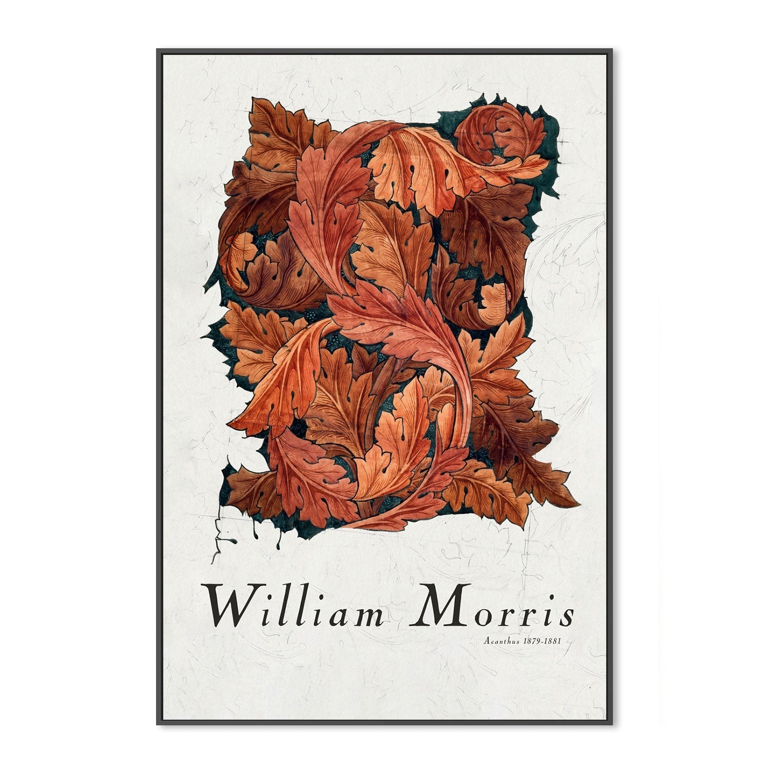 wall-art-print-canvas-poster-framed-Acanthus , By William Morris-GIOIA-WALL-ART