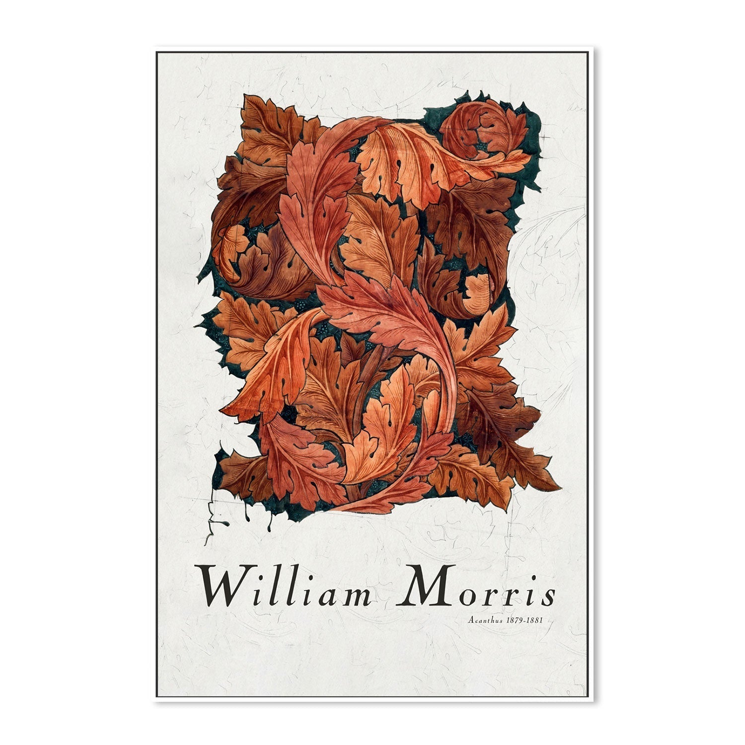 wall-art-print-canvas-poster-framed-Acanthus , By William Morris-GIOIA-WALL-ART