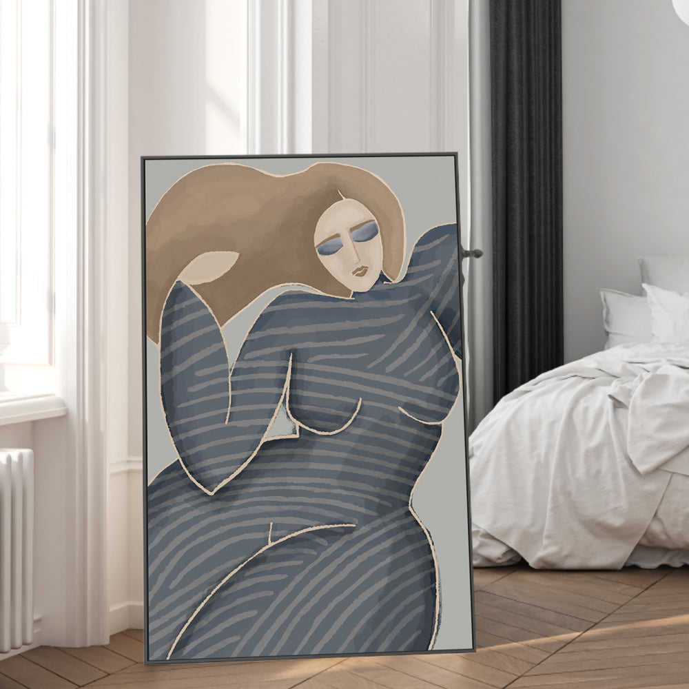 wall-art-print-canvas-poster-framed-Adelle Stripes , By Stacey Williams-2