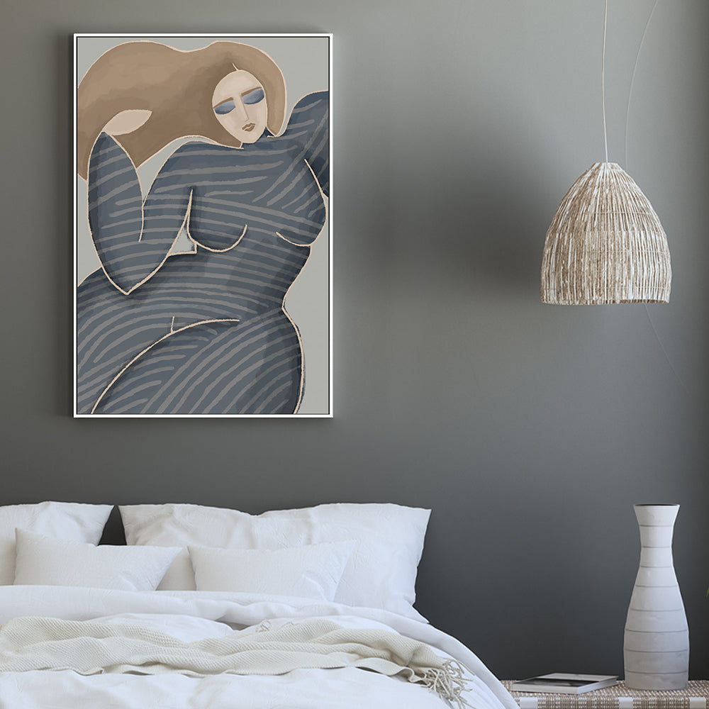 wall-art-print-canvas-poster-framed-Adelle Stripes , By Stacey Williams-2