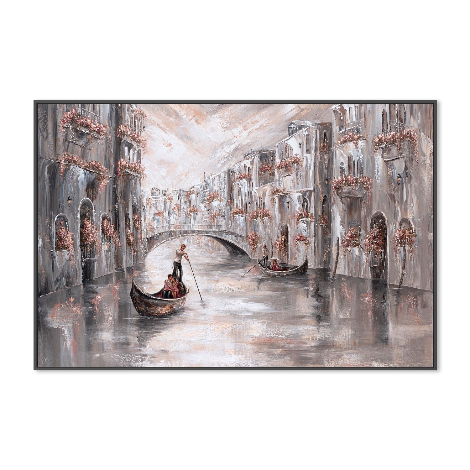 wall-art-print-canvas-poster-framed-Adored, Venice Charm , By Isabella Karolewicz-3