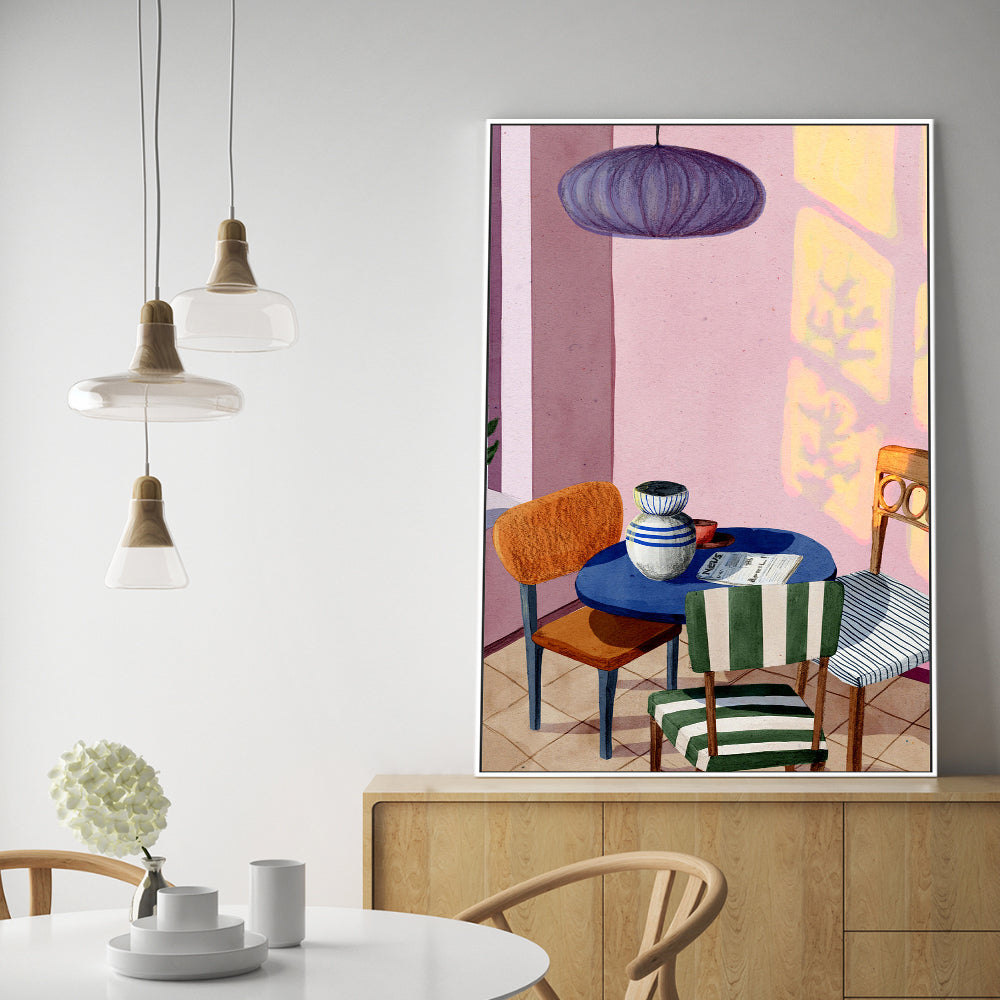 wall-art-print-canvas-poster-framed-Afternoon Break , By Eva Halfers-2