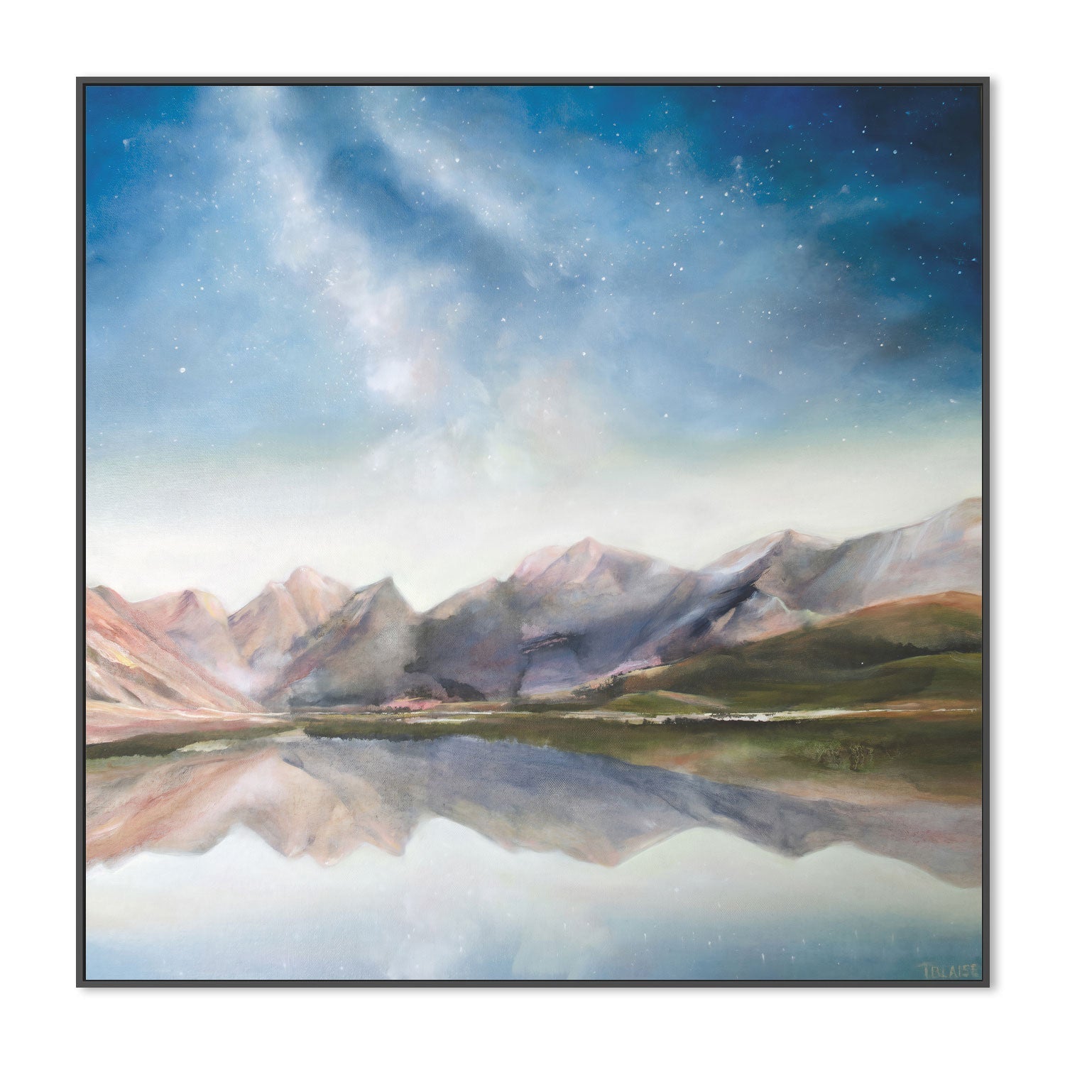 wall-art-print-canvas-poster-framed-Air Earth and Sky Summits and Starlight , By Tiffany Blaise-3