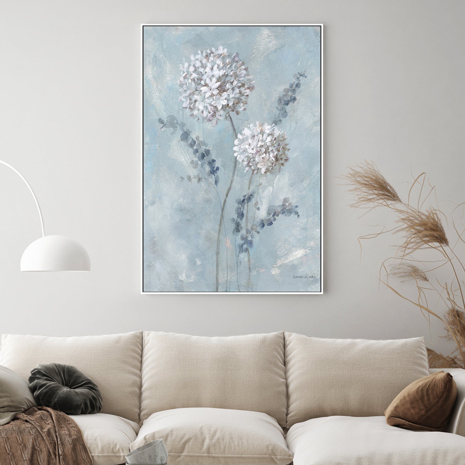 wall-art-print-canvas-poster-framed-Airy Blooms, Style A-by-Danhui Nai-Gioia Wall Art