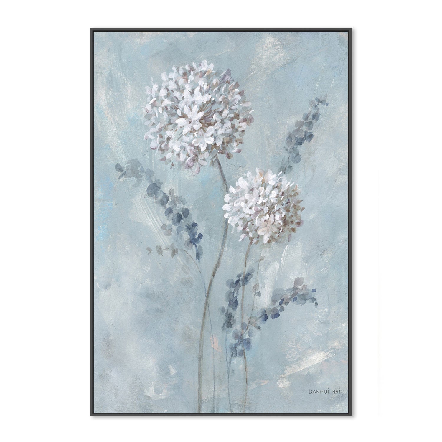 wall-art-print-canvas-poster-framed-Airy Blooms, Style A-by-Danhui Nai-Gioia Wall Art