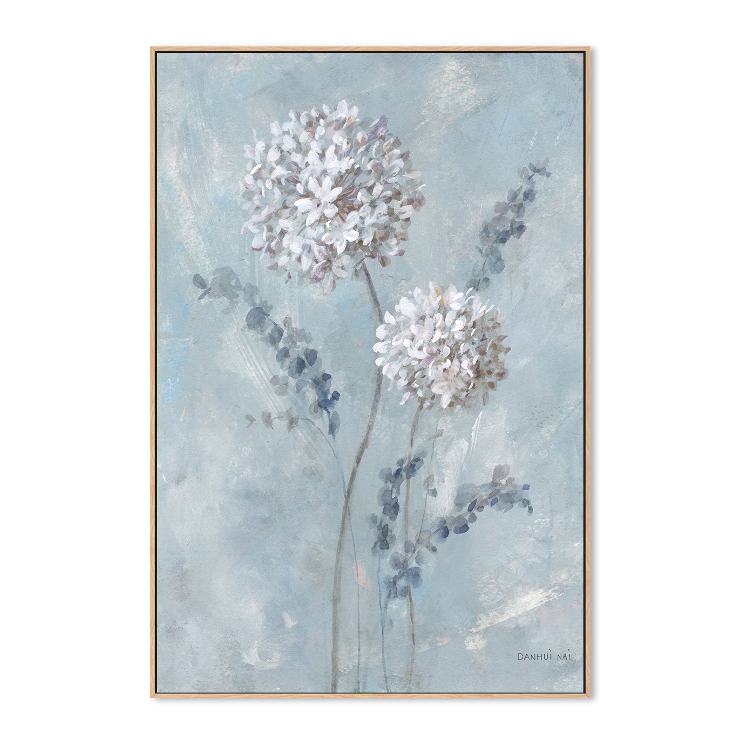 wall-art-print-canvas-poster-framed-Airy Blooms, Style A-by-Danhui Nai-Gioia Wall Art