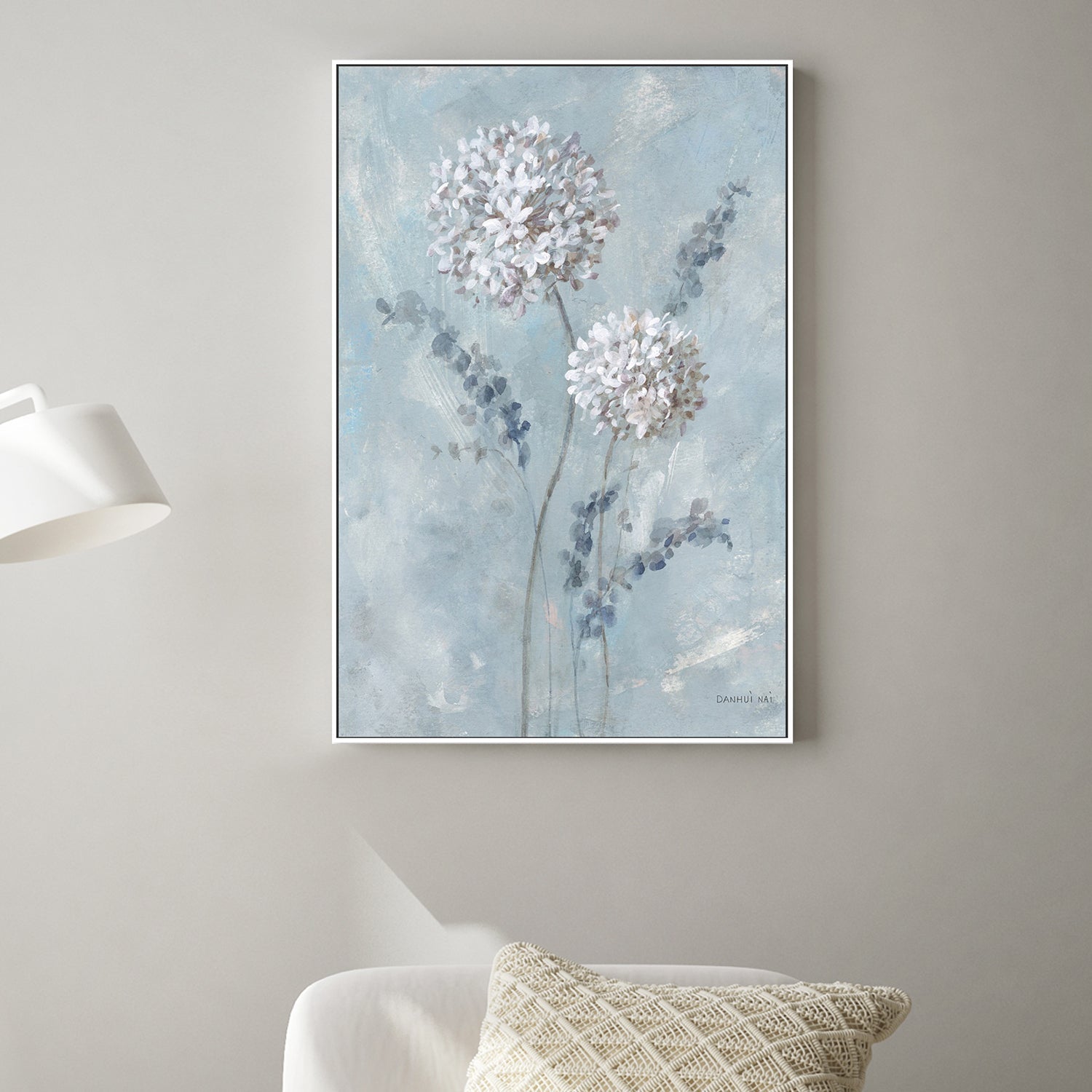 wall-art-print-canvas-poster-framed-Airy Blooms, Style A-by-Danhui Nai-Gioia Wall Art