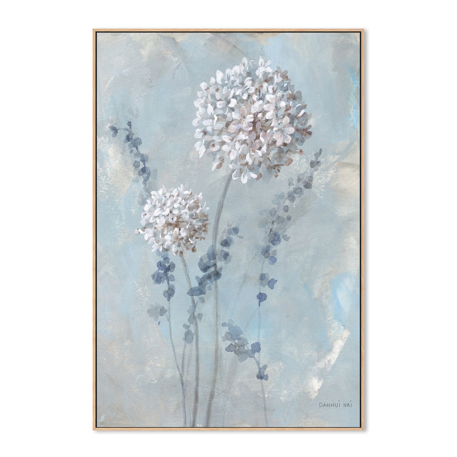 wall-art-print-canvas-poster-framed-Airy Blooms, Style B-by-Danhui Nai-Gioia Wall Art