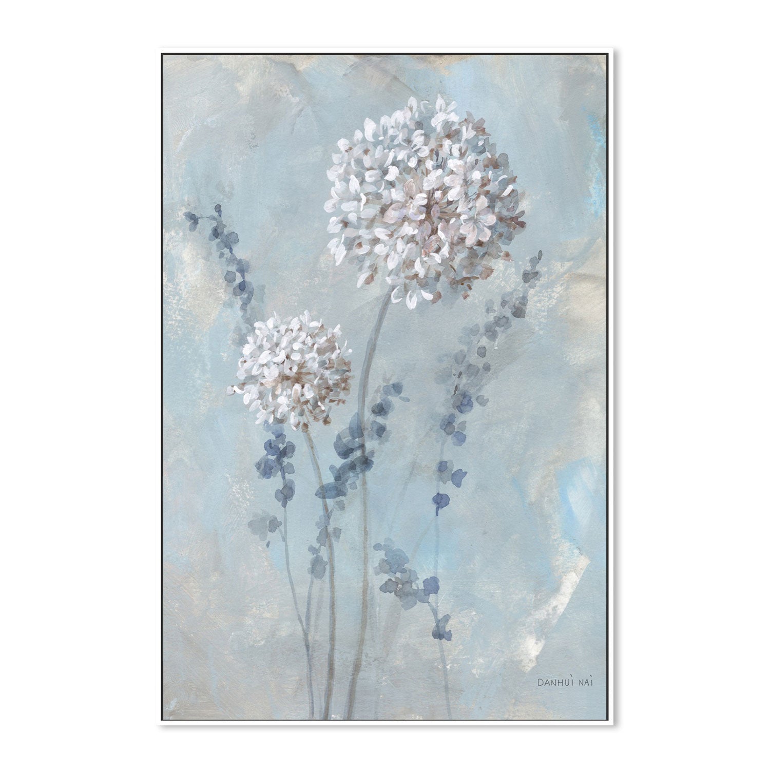 wall-art-print-canvas-poster-framed-Airy Blooms, Style B-by-Danhui Nai-Gioia Wall Art