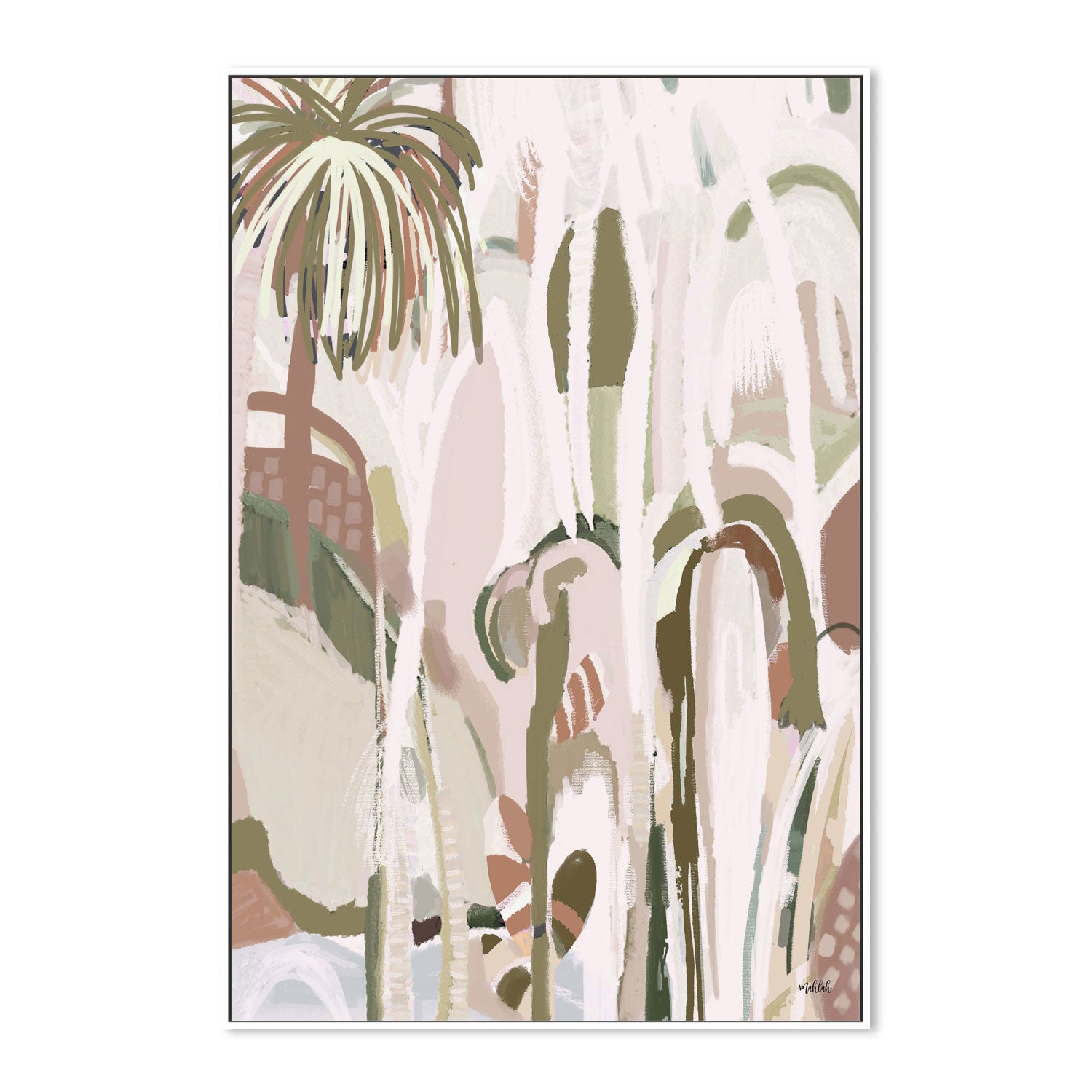 wall-art-print-canvas-poster-framed-Alabaster Verticals Vines , By Inkheart Designs-5