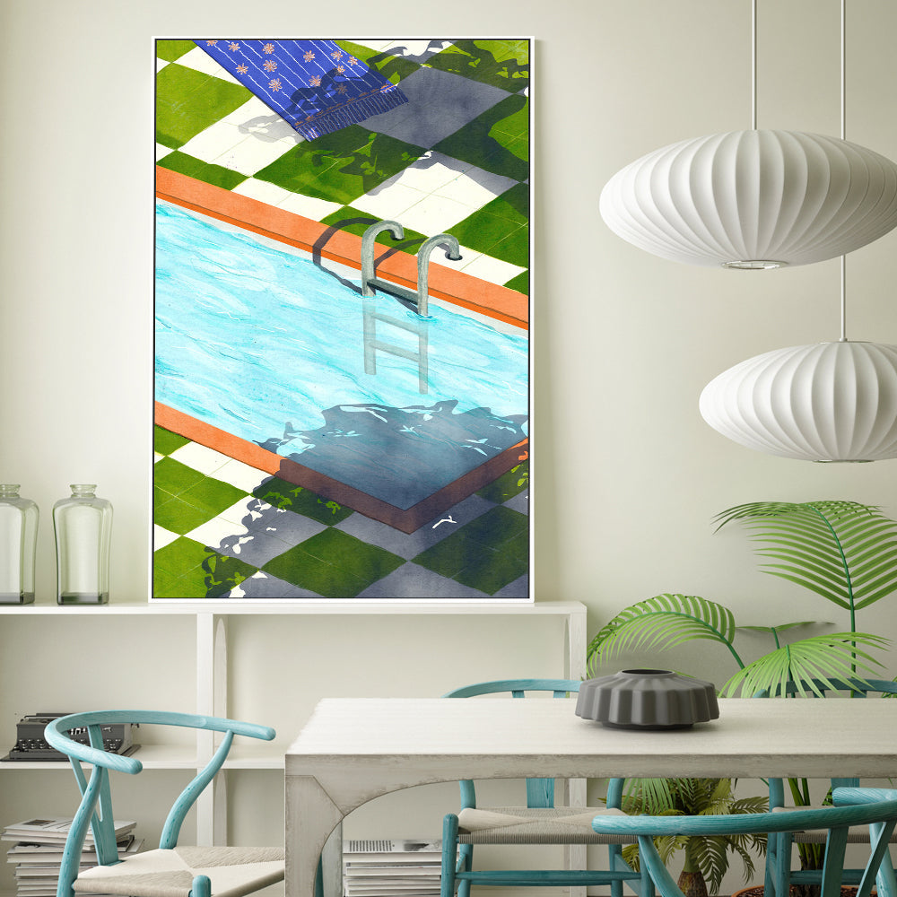 wall-art-print-canvas-poster-framed-Almost Summer , By Eva Halfers-2