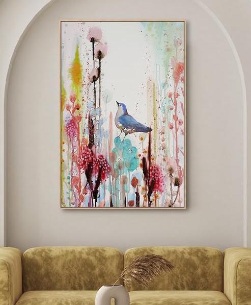 wall-art-print-canvas-poster-framed-Always In My Heart-by-Sylvie Demers-Gioia Wall Art