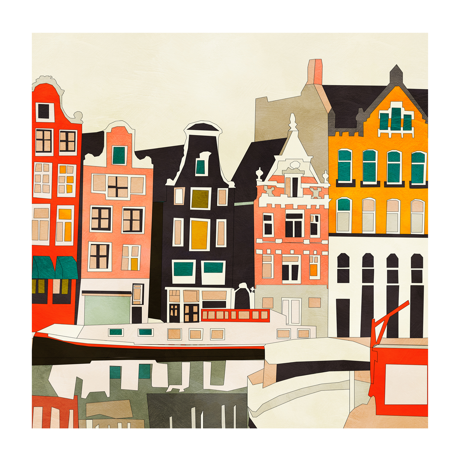 wall-art-print-canvas-poster-framed-Amsterdam-1