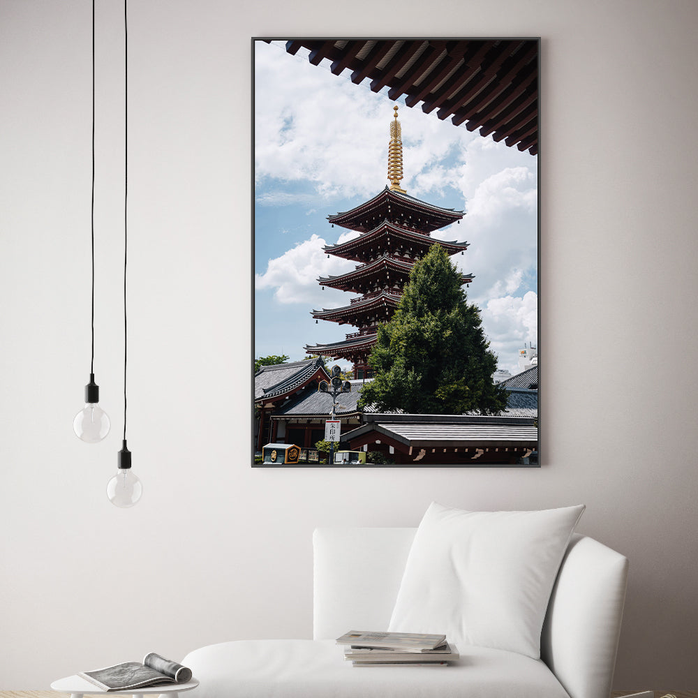 wall-art-print-canvas-poster-framed-Ancient Buddhist Temple , By Josh Silver-2