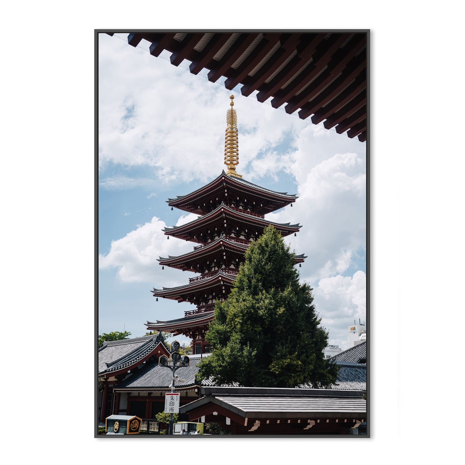 wall-art-print-canvas-poster-framed-Ancient Buddhist Temple , By Josh Silver-3