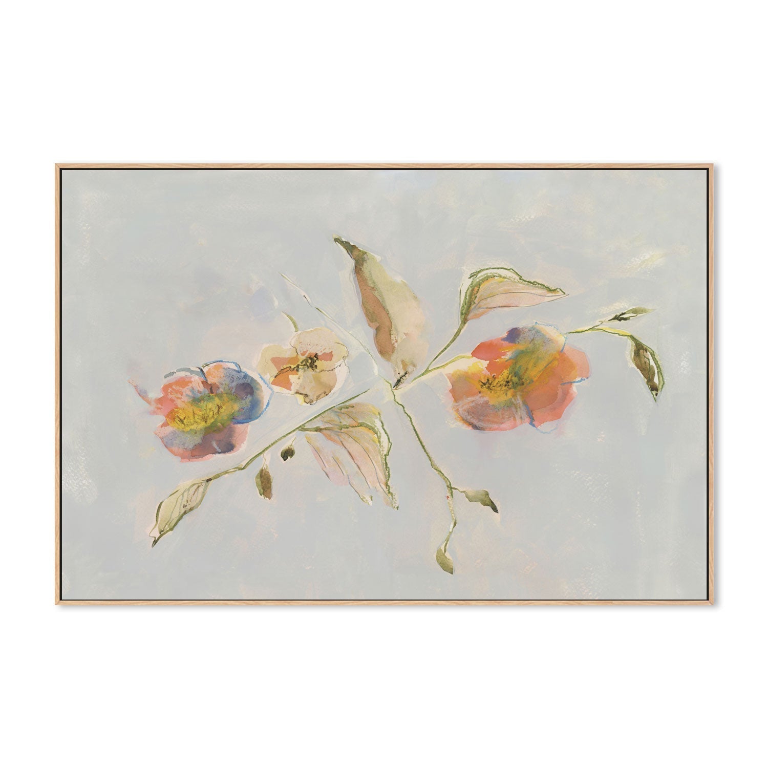 wall-art-print-canvas-poster-framed-Antique Flowers, Style A , By Lucrecia Caporale-4