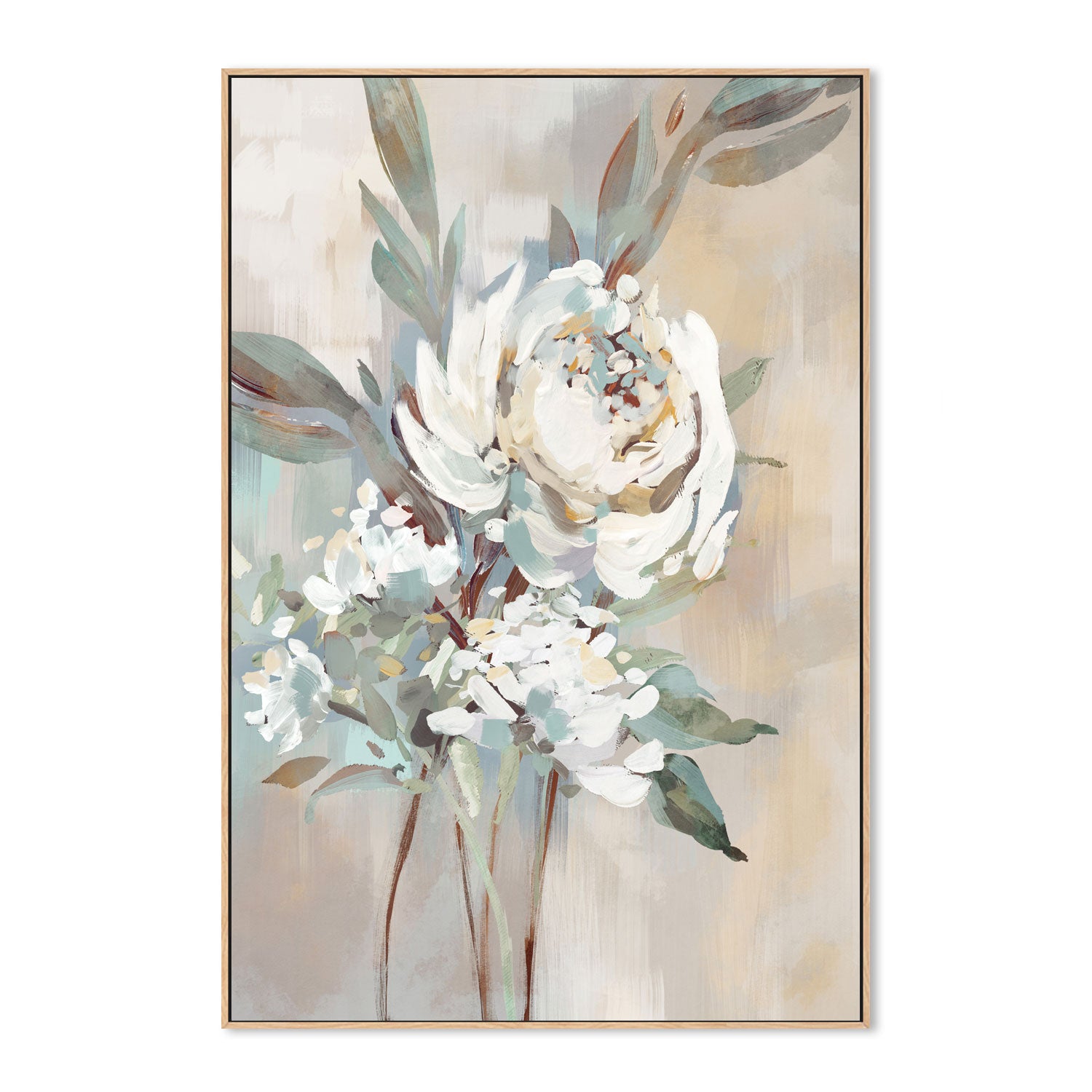 wall-art-print-canvas-poster-framed-Antique Rose, Style C , By Nina Blue-4