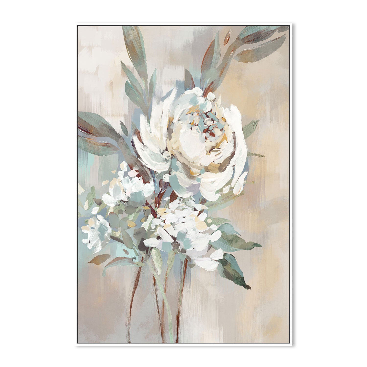 wall-art-print-canvas-poster-framed-Antique Rose, Style C , By Nina Blue-5