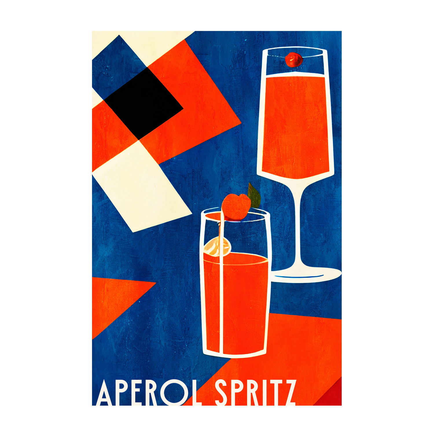 wall-art-print-canvas-poster-framed-Aperol Spritz , By Bo Anderson-1