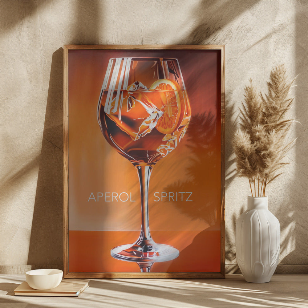 wall-art-print-canvas-poster-framed-Aperol Spritz Orange , By Andreas Magnusson-2