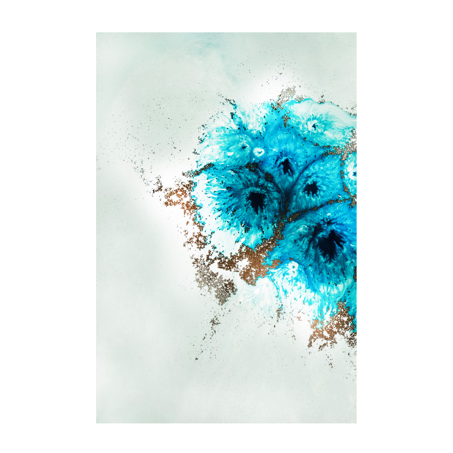 wall-art-print-canvas-poster-framed-Aqua Aurora, Style A , By Petra Meikle-1