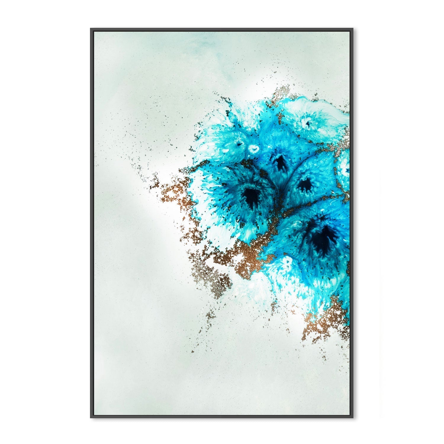 wall-art-print-canvas-poster-framed-Aqua Aurora, Style A , By Petra Meikle-3