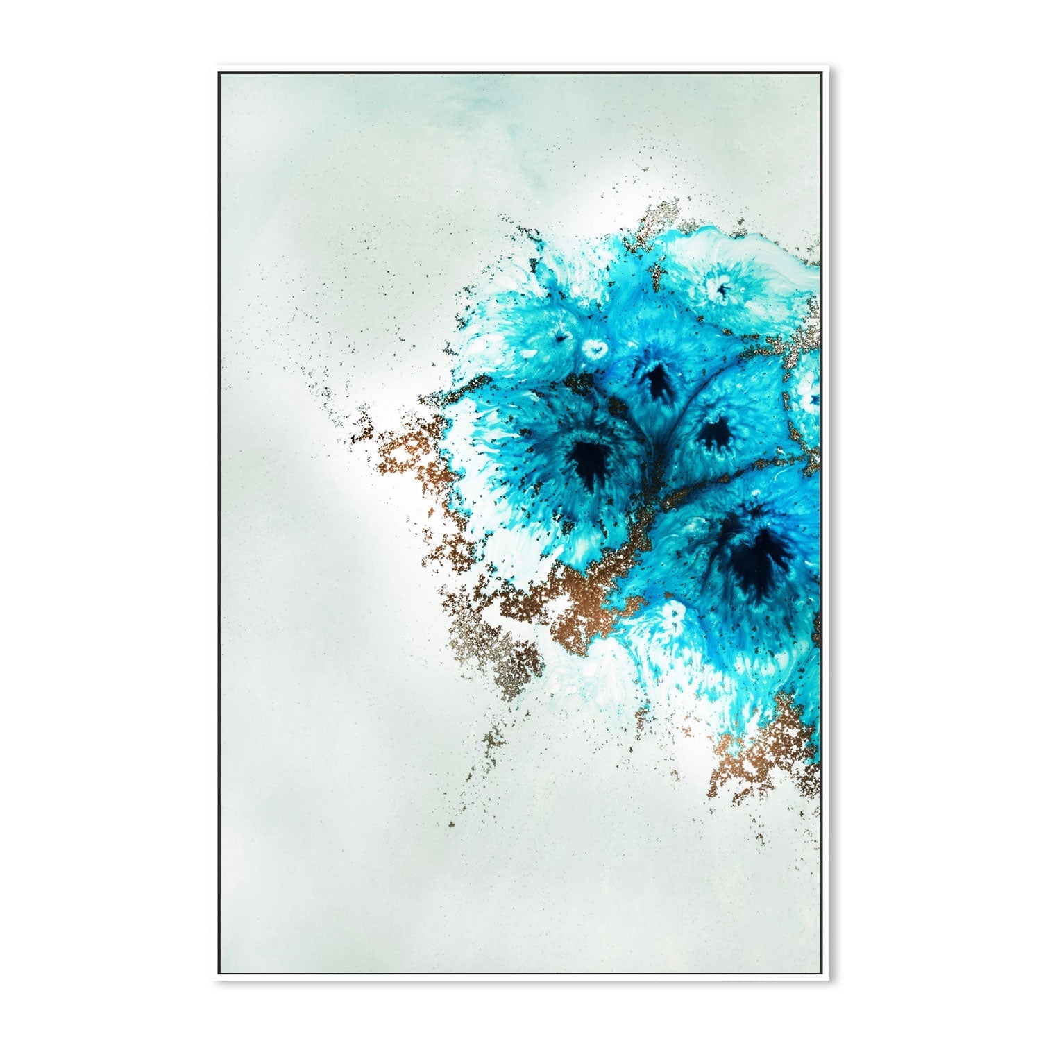 wall-art-print-canvas-poster-framed-Aqua Aurora, Style A , By Petra Meikle-5