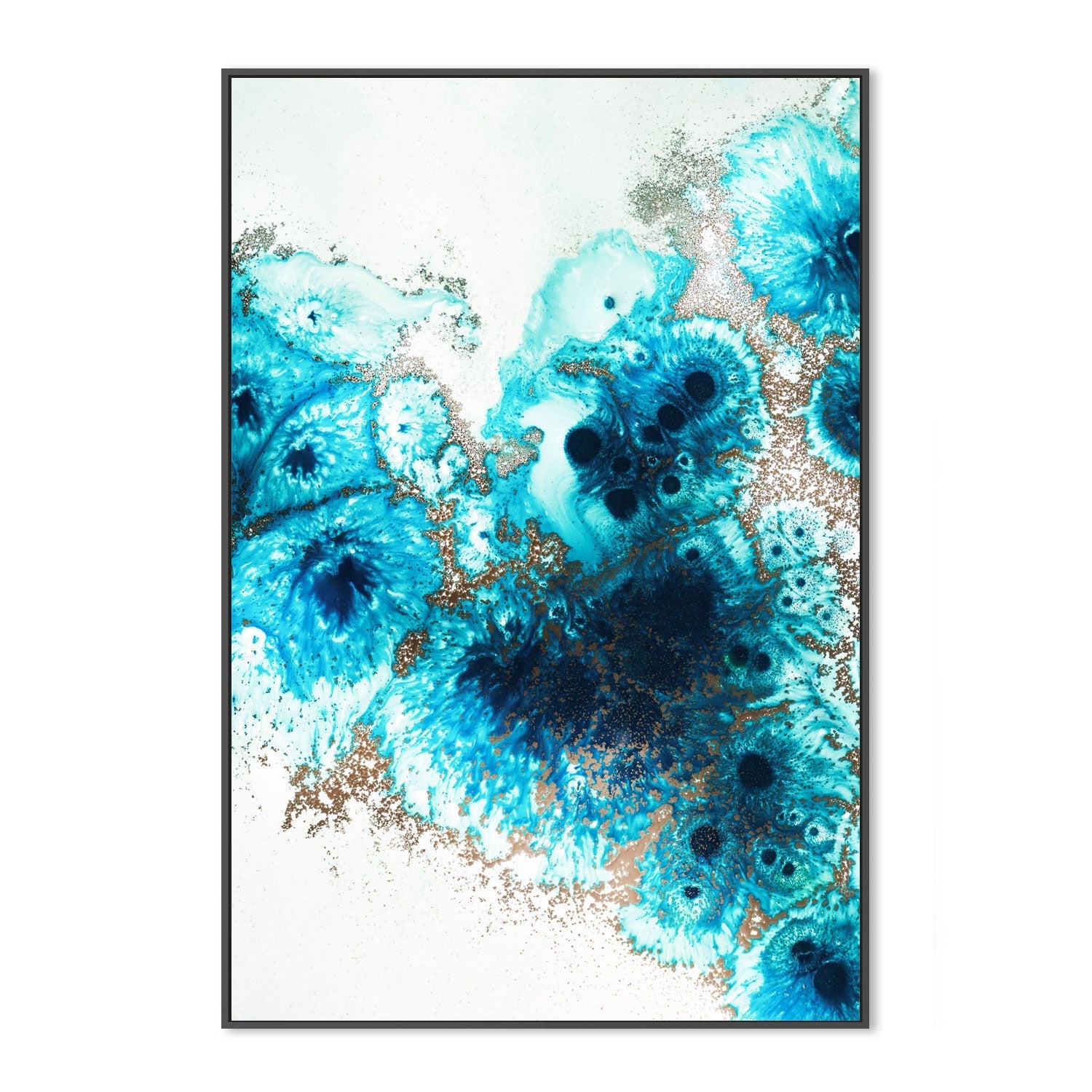 wall-art-print-canvas-poster-framed-Aqua Aurora, Style B , By Petra Meikle-3