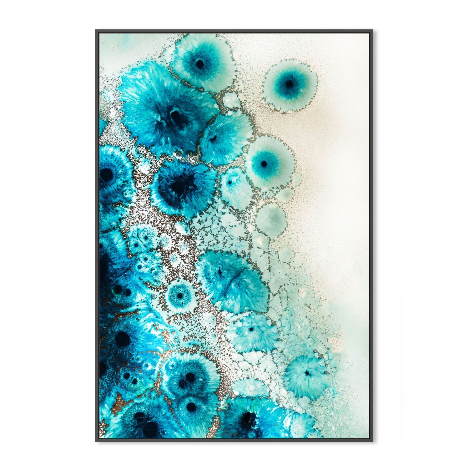 wall-art-print-canvas-poster-framed-Aqua Aurora, Style C , By Petra Meikle-3