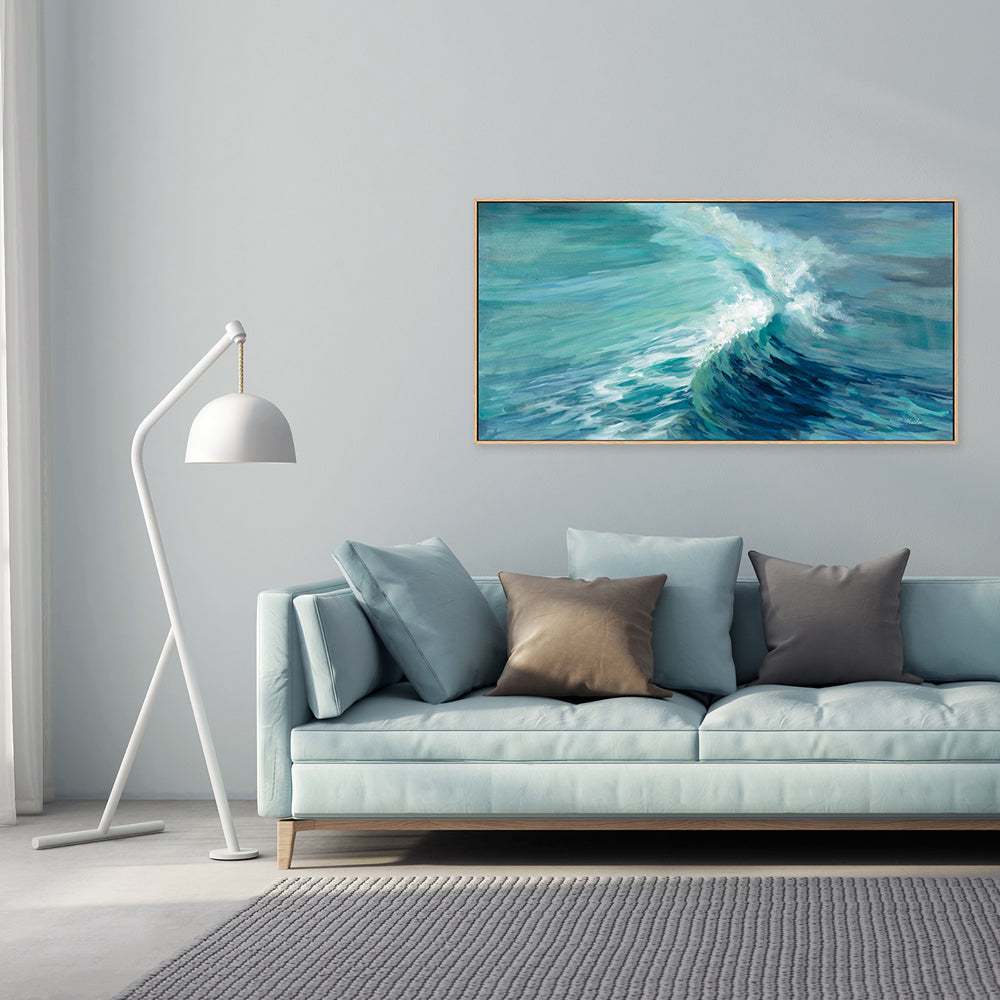 wall-art-print-canvas-poster-framed-Aquamarine Wave-by-Silvia Vassileva-Gioia Wall Art