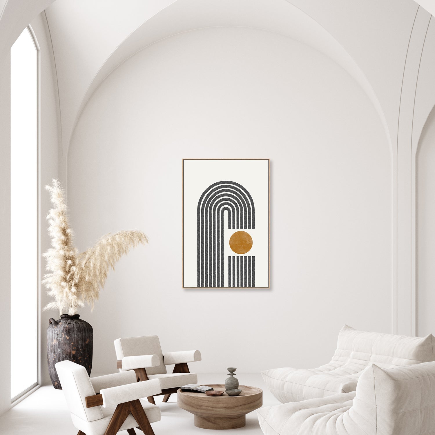 wall-art-print-canvas-poster-framed-Architectural Minimalism, Style A-GIOIA-WALL-ART