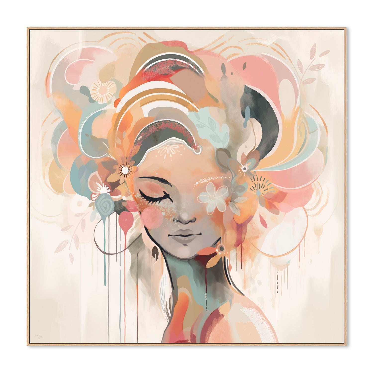 wall-art-print-canvas-poster-framed-Aria Blossom , By Bella Eve-4