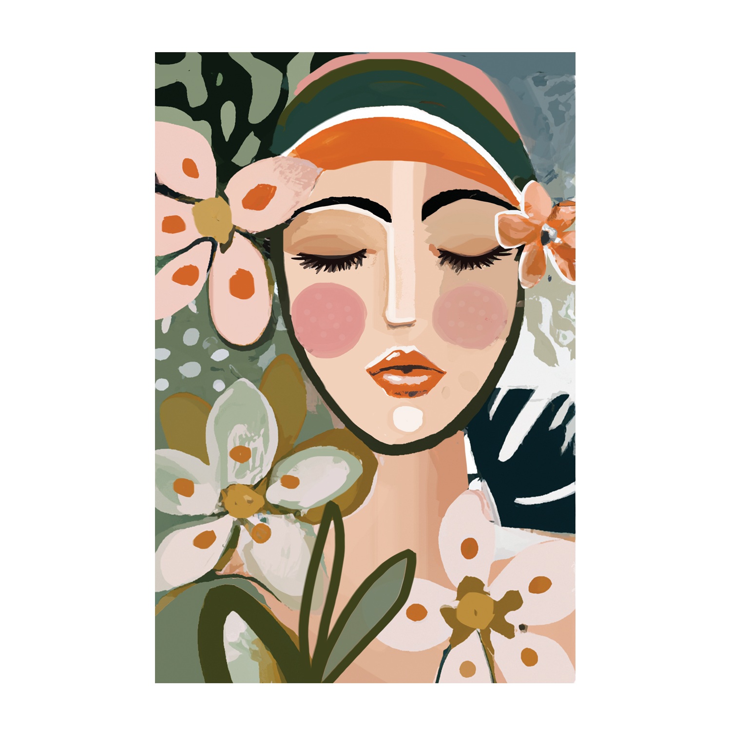 wall-art-print-canvas-poster-framed-Audrey Jungle , By Stacey Williams-1