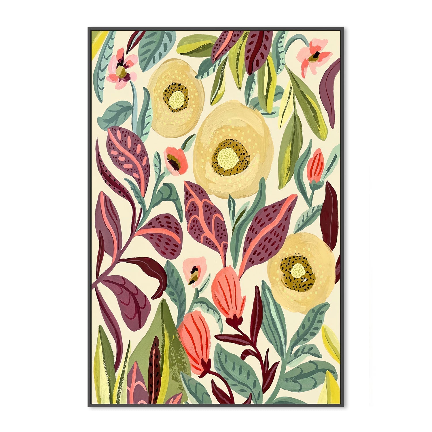 wall-art-print-canvas-poster-framed-August Flowers , By Kelly Angelovic-3