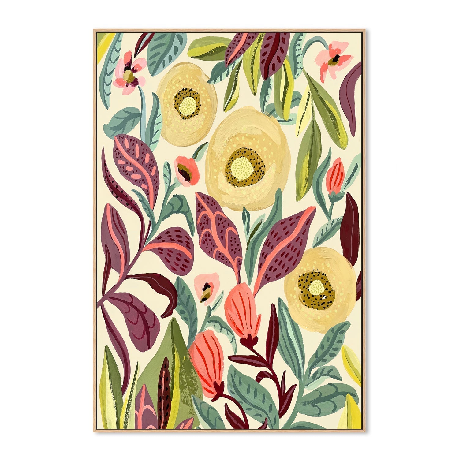 wall-art-print-canvas-poster-framed-August Flowers , By Kelly Angelovic-4