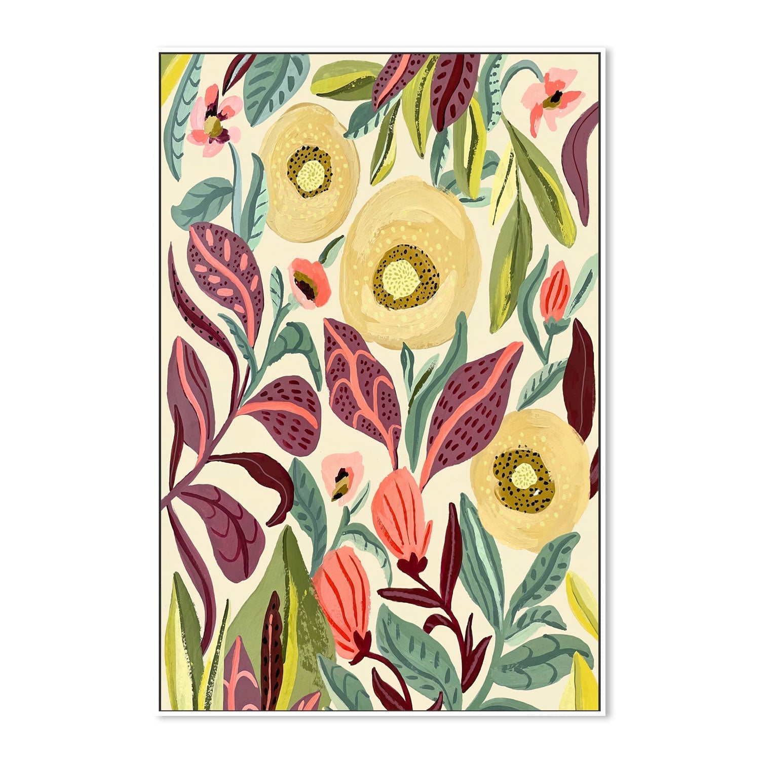 wall-art-print-canvas-poster-framed-August Flowers , By Kelly Angelovic-5