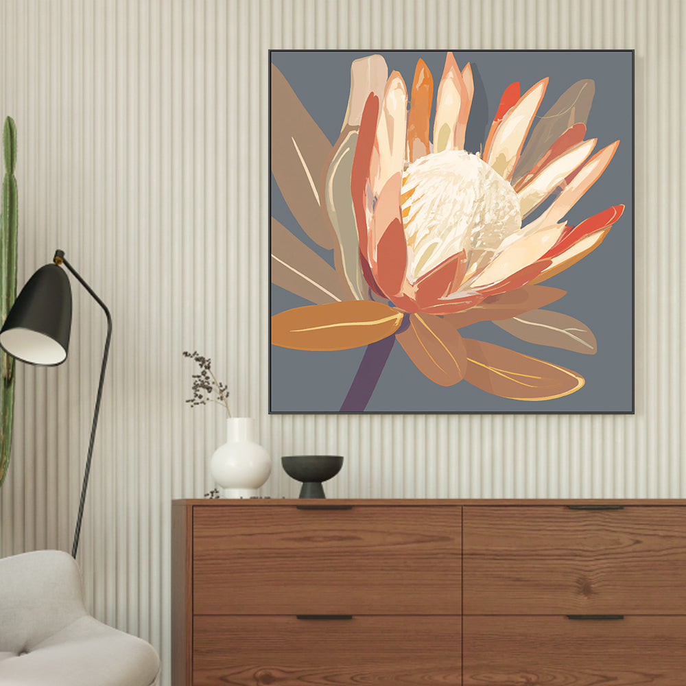 wall-art-print-canvas-poster-framed-Augusta Slate Protea , By Stacey Williams-2