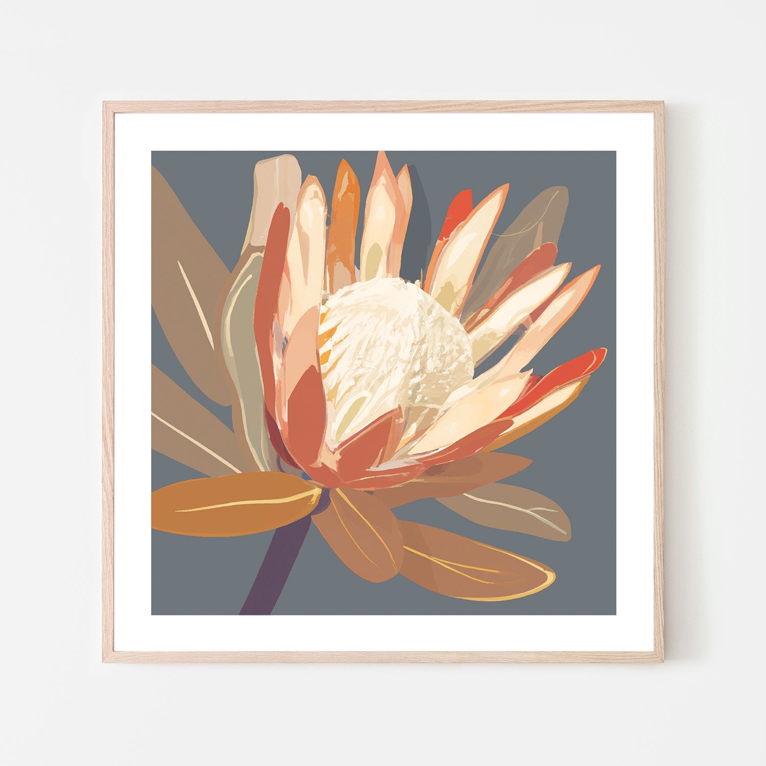 wall-art-print-canvas-poster-framed-Augusta Slate Protea , By Stacey Williams-6