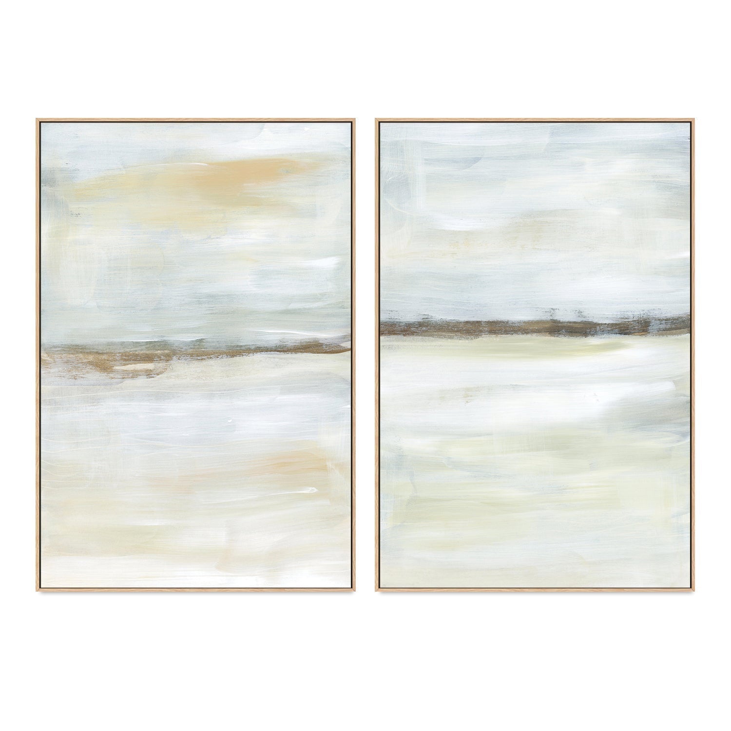 wall-art-print-canvas-poster-framed-Autmun Breeze, Style C & D, Set Of 2-by-Emily Wood-Gioia Wall Art