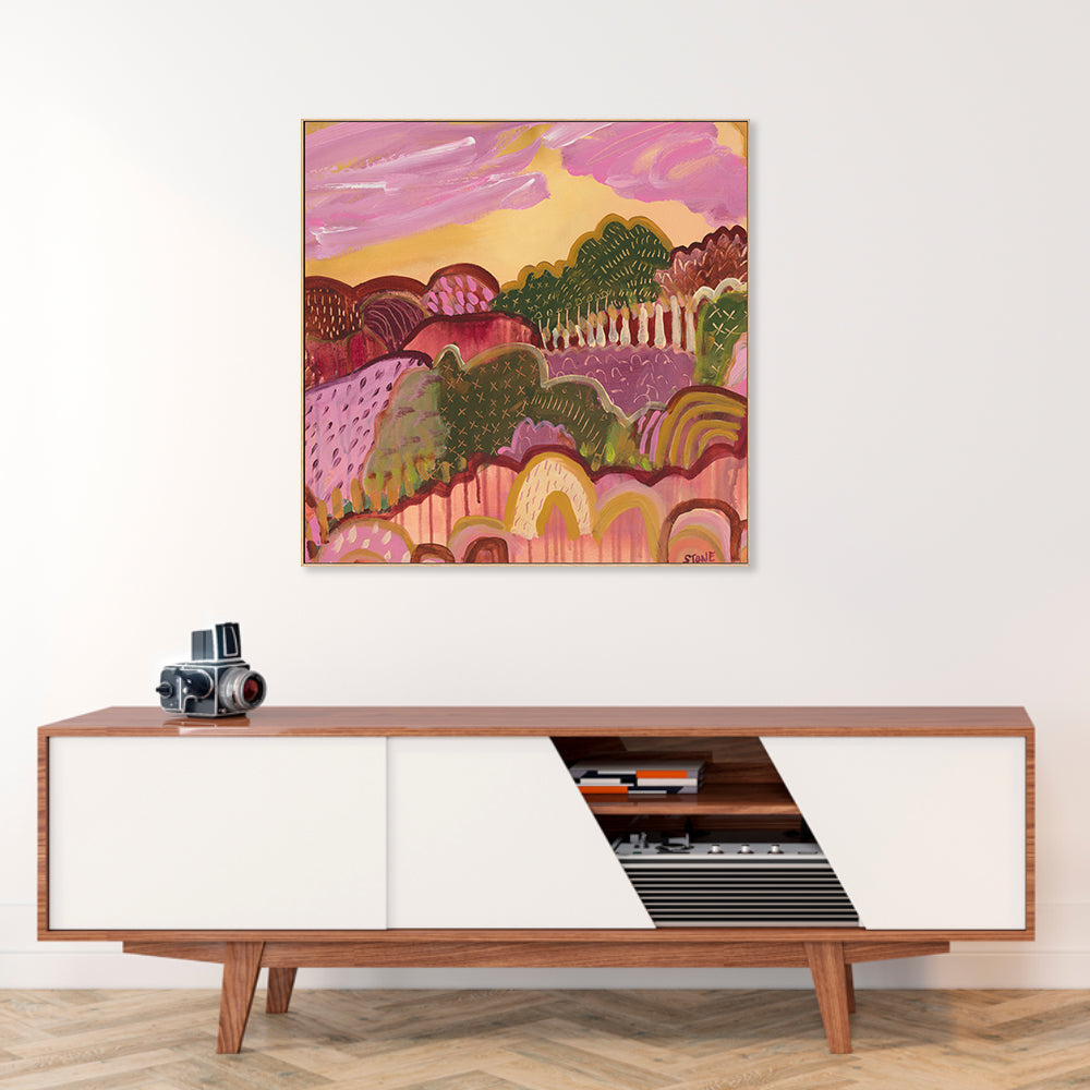 wall-art-print-canvas-poster-framed-Autumn Hills, Style B , By Belinda Stone-2