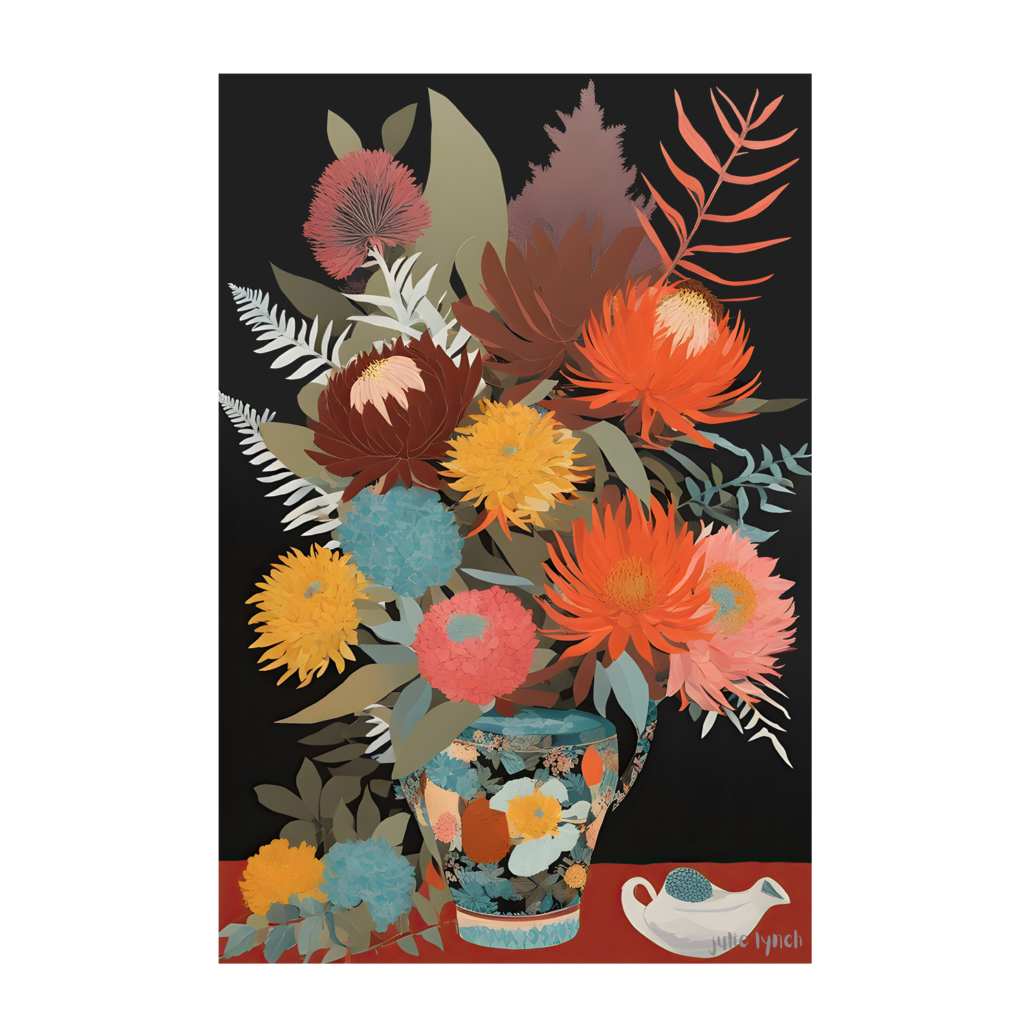 wall-art-print-canvas-poster-framed-Autumn In a Vase , By Julie Lynch-1