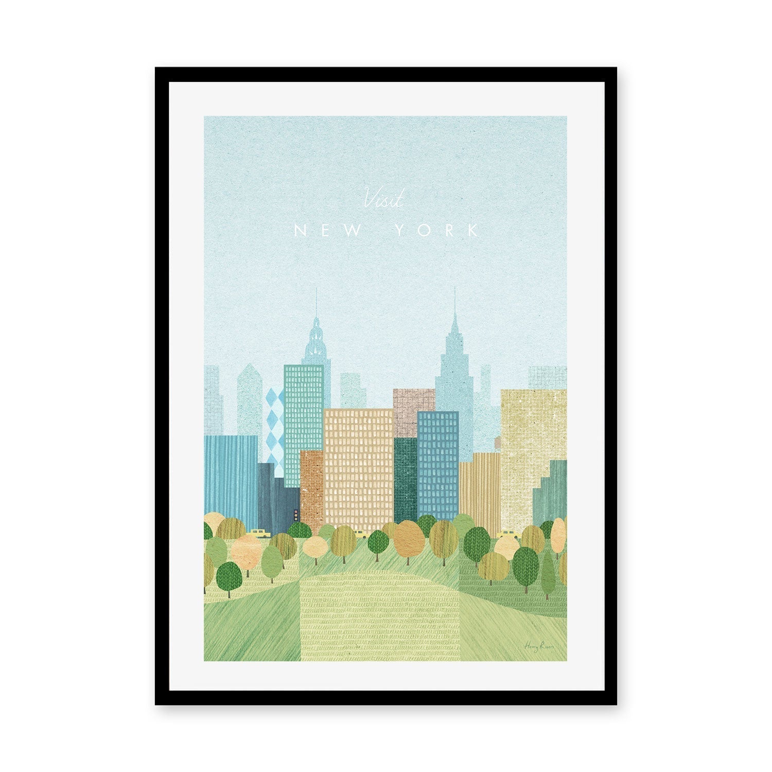 wall-art-print-canvas-poster-framed-Autumn In New York , By Henry Rivers-GIOIA-WALL-ART