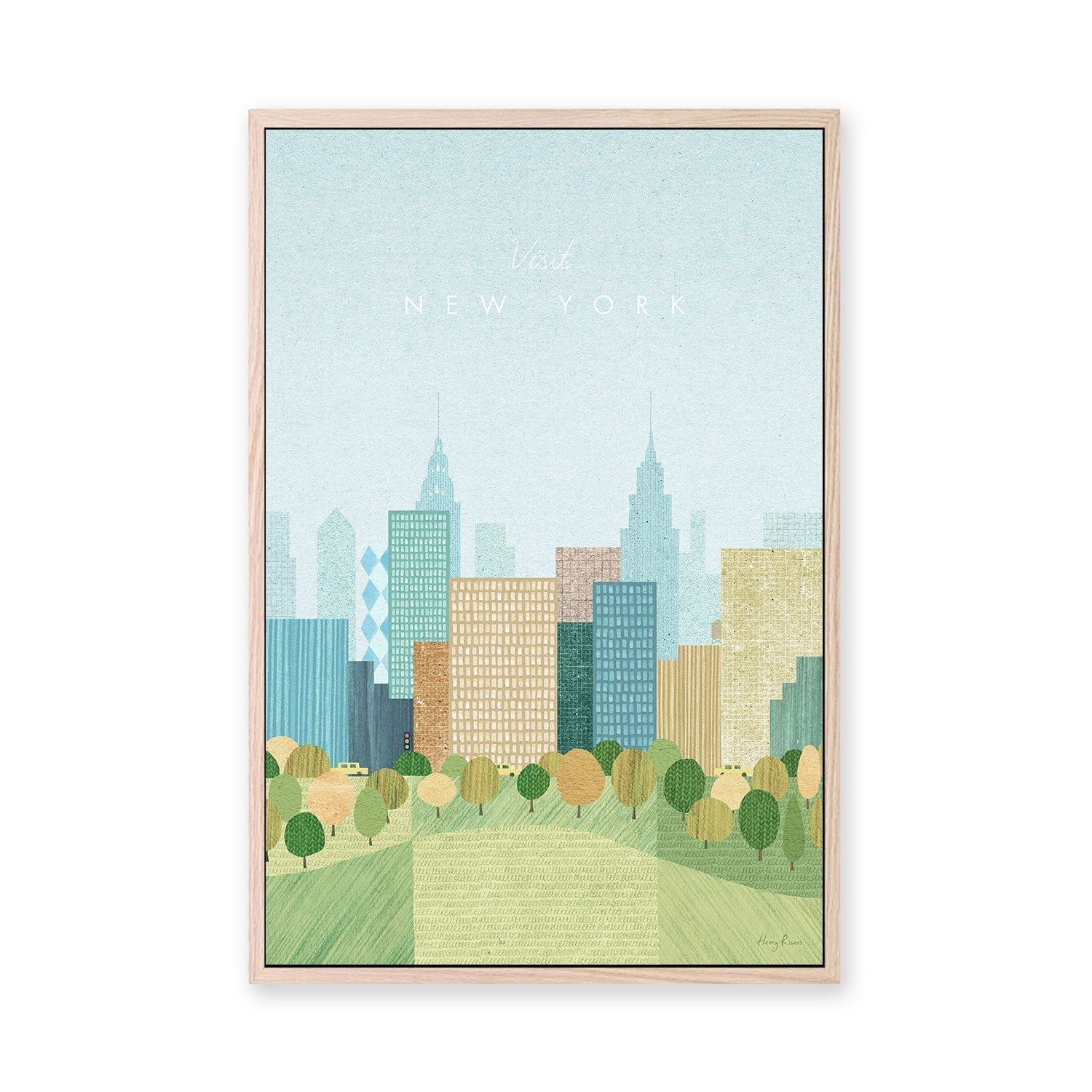 wall-art-print-canvas-poster-framed-Autumn In New York , By Henry Rivers-GIOIA-WALL-ART