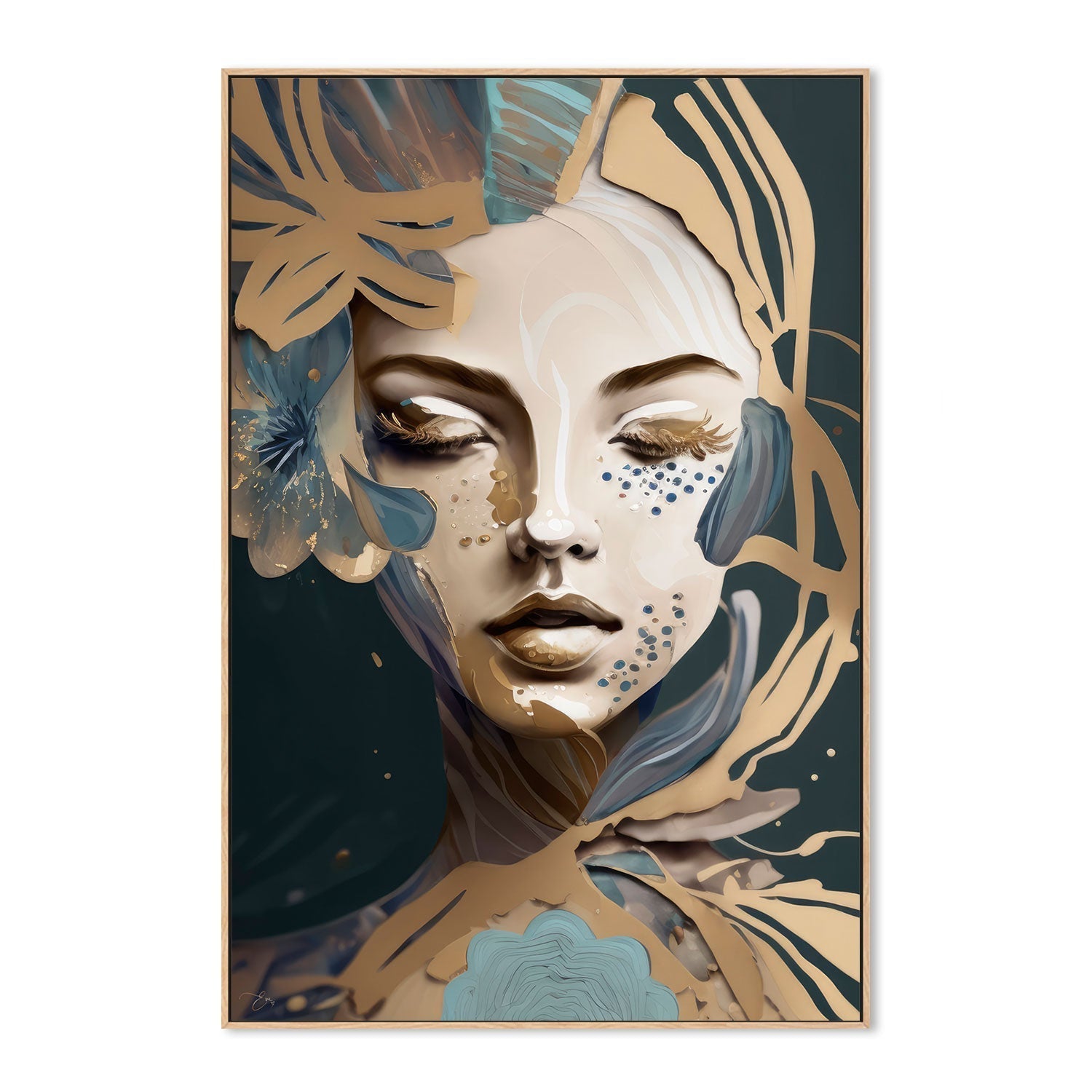 wall-art-print-canvas-poster-framed-Azura , By Bella Eve-GIOIA-WALL-ART