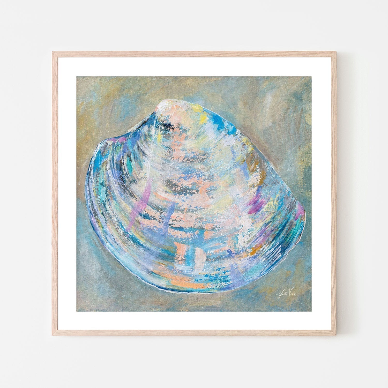 wall-art-print-canvas-poster-framed-Baby Shell-by-Jeanette Vertentes-Gioia Wall Art