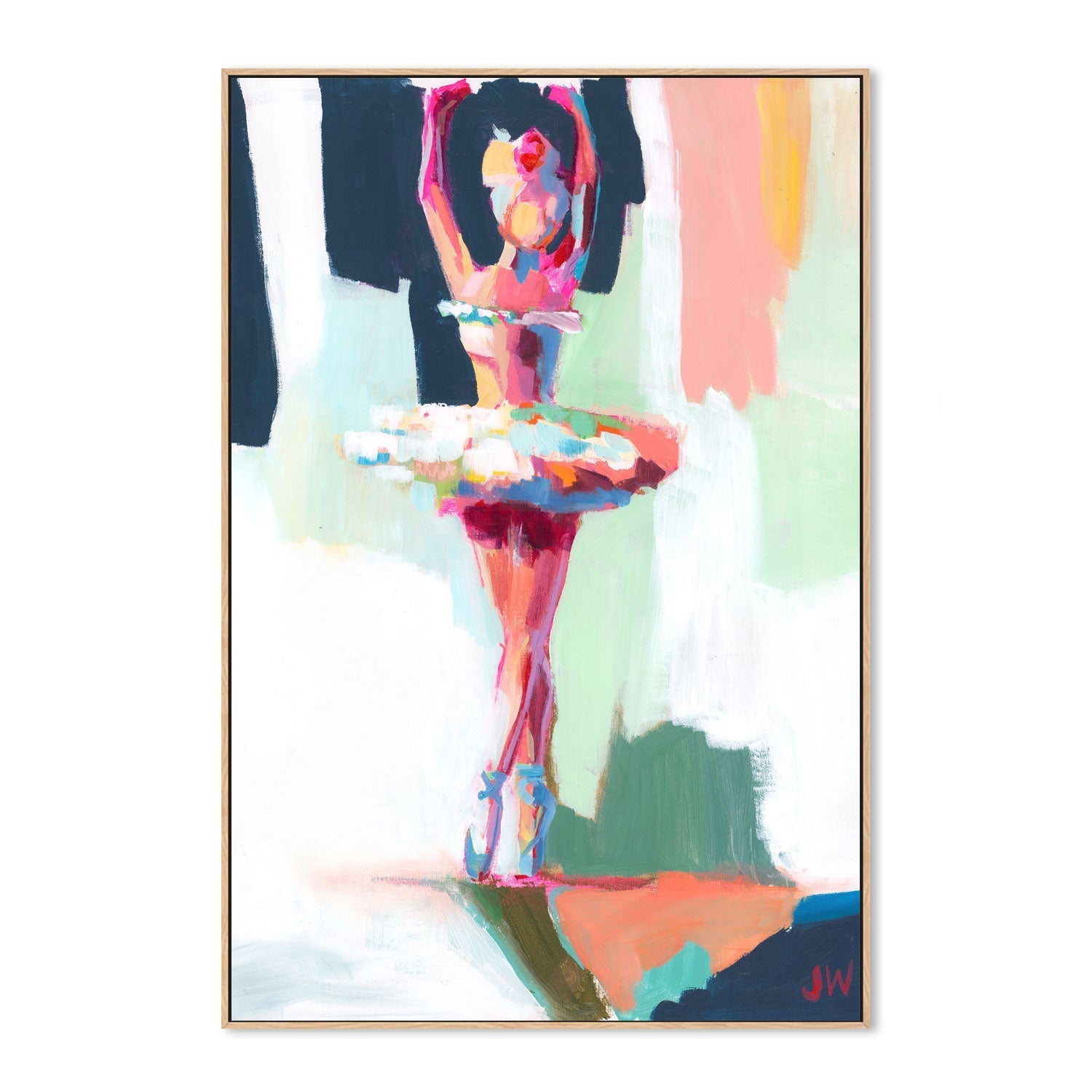 wall-art-print-canvas-poster-framed-Ballerina , By Jenny Westenhofer Art-4