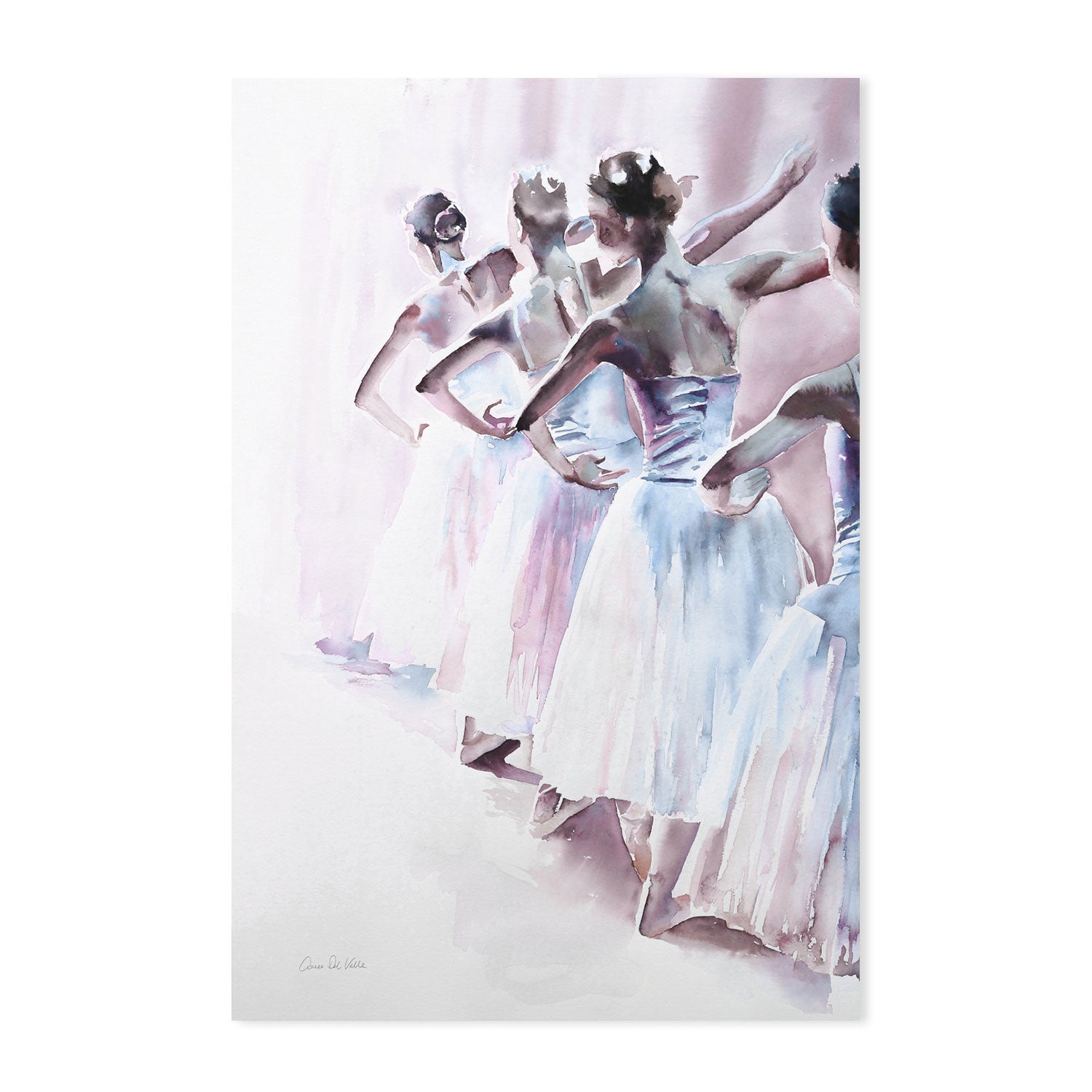 wall-art-print-canvas-poster-framed-Ballet Rehearsal , By Aimee Del Valle-GIOIA-WALL-ART